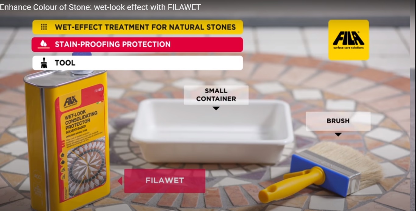 Criar o efeito molhado na pedra com FILAWET